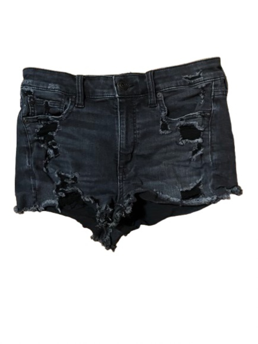 American Eagle Outfitters Next Level Stretch Hi Rise Shortie Denim Shorts Size 6